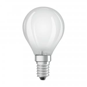 Image of Osram 3W Parathom Frosted LED Globe Bulb E14/SES Dimmable Very Warm White - 288485-439252