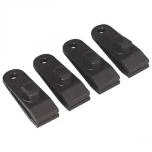 Image of Sealey TARP4 Tarpaulin Clips 4pc