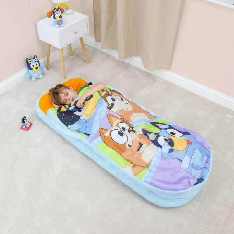 Image of Bluey Bluey ReadyBed Portable Kids Airbed and Sleeping Bag