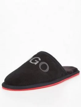 Image of Hugo Boss Cozy Mule Slippers Black Size 9 Men