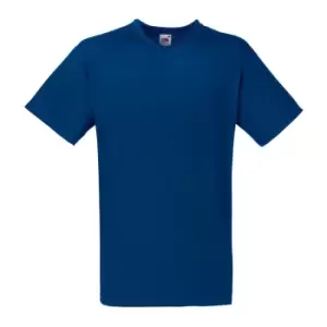 Image of Fruit Of The Loom Mens Valueweight V-Neck, Short Sleeve T-Shirt (XL) (Navy)