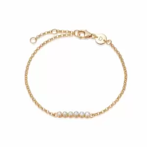 Image of Daisy London 18ct Gold Plate Beloved Pearl Bracelet 18ct Gold Plate