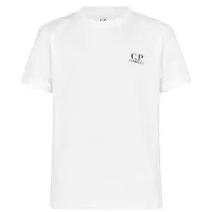 Image of Cp Company Lg Back Logo Top - White