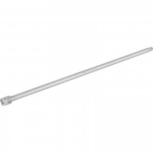 Image of Draper 3/8" Drive Satin Chrome Wobble Socket Extension Bar 3/8" 450mm