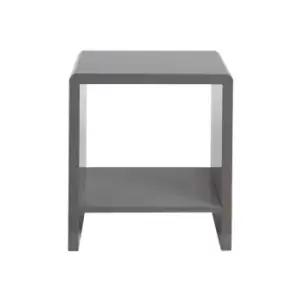 Image of Lloyd Pascal Hadleigh Bedside Table - Grey