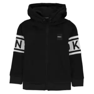 Image of DKNY Zip Hoodie - Black