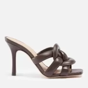 Image of Coach Womens Kellie Leather Heeled Sandals - UK 5