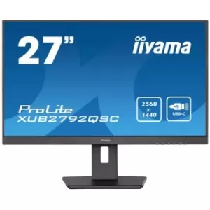 Image of iiyama 27" ProLite XUB2792QSC-B5 Quad HD LED Monitor