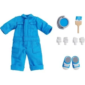 Image of Original Character Parts for Nendoroid Doll Figures Outfit Set Colorful Coveralls - Blue
