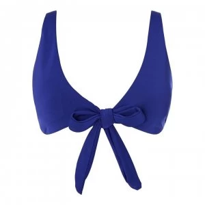 Image of Jets Tieback Wrap Bikini Top - ATLANTIC