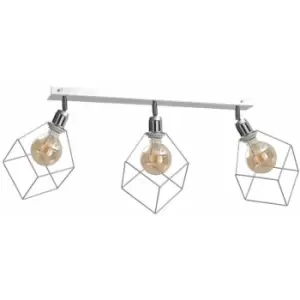 Image of Keter Ruben Ceiling Spotlight Bar Silver, 63cm, 3x E27