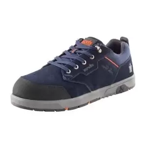 Image of Scruffs Navy Blue Safety Trainers, Size 7