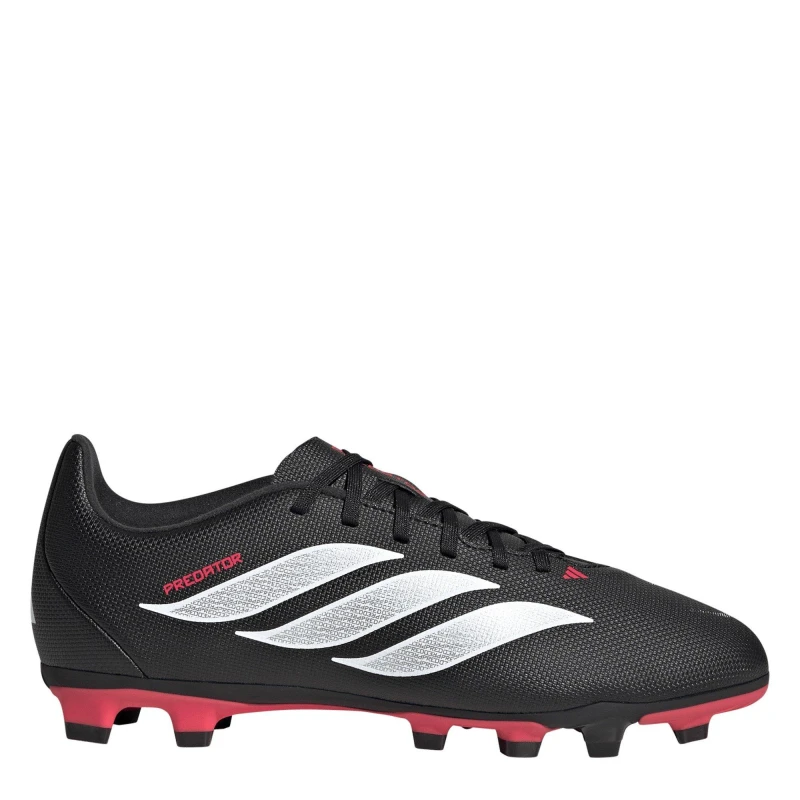Image of adidas Childrens adidas Predator Club Firm Ground Football Boots Black/Red male C10 (28)