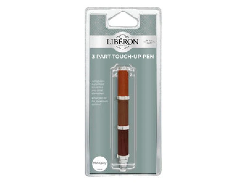 Image of Liberon 3 Part Touch Up Pen 126911 Colour: Mahogany