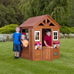 Image of Backyard Discovery Timberlake Playhouse.