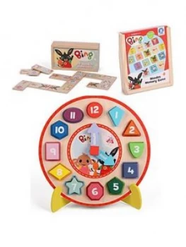 Image of Bing Bing Puzzzle Clock Dominoes Memory Game