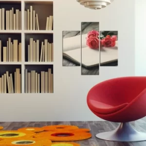 Image of 3MDF-099 Multicolor Decorative MDF Painting (3 Pieces)