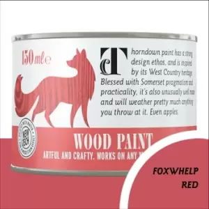 Image of Thorndown Foxwhelp Red Wood Paint 150ml
