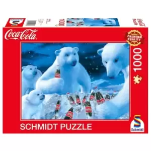 Image of Schmidt: Coca Cola Polar Bears Jigsaw Puzzle - 1000 Pieces