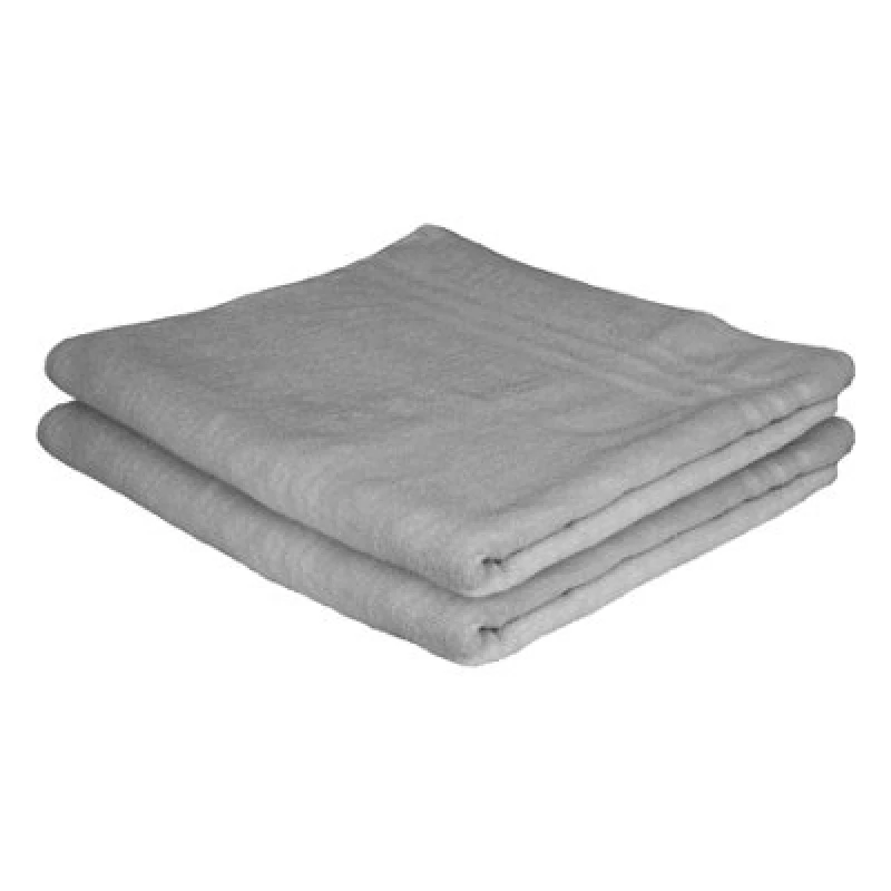 Image of Nicola Spring Cotton Bath Sheets - 160Cm X 90Cm - Grey - Pack Of 2