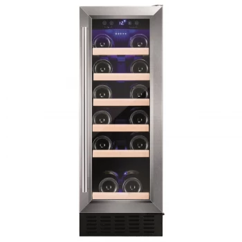 Image of Amica AWC300SS 58L / 19 Bottles Freestanding Wine Cooler Fridge