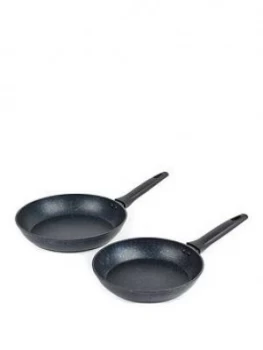 Image of Russell Hobbs Crystaltech 2 Piece Frying Pan Set - 24/28 Cm