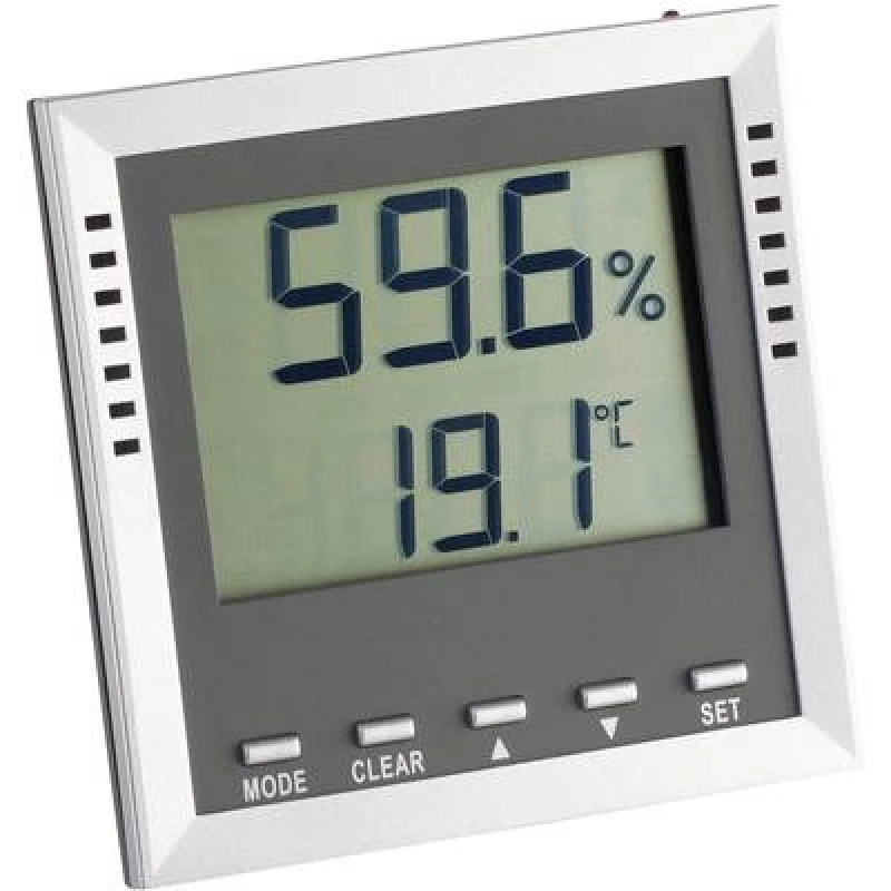 Image of TFA-Dostmann KLIMA GUARD Thermo-/Hygrometer Silber