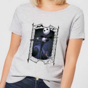 Image of Nightmare Before Christmas Jack Skellington Zero Pose Womens T-Shirt - Grey - 5XL