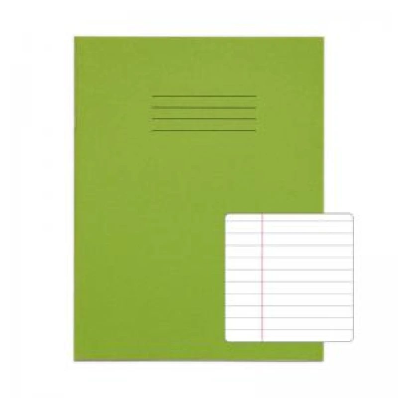 Image of RHINO 9 x 7 Exercise Book 48 pages 24 Leaf Light Green 8mm Lined with VTSRVEX3521312
