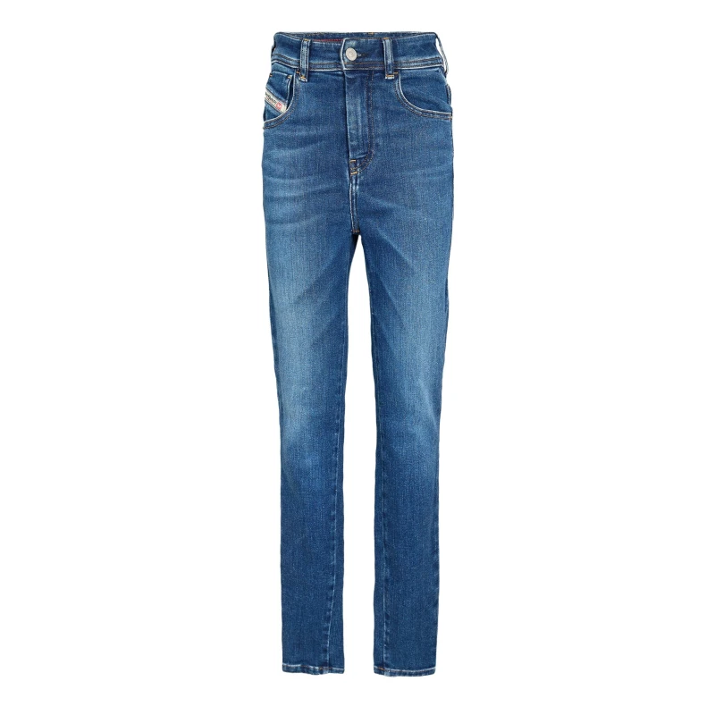 Image of Diesel Womens 1984 Slandy High Straight Leg Jeans Blue Denim female 23 L30