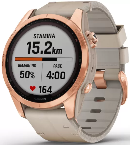 Image of Garmin Watch Fenix 7S Sapphire Solar Rose Gold Titanium