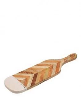 Image of Kitchencraft Pink Marble Chevron Paddle