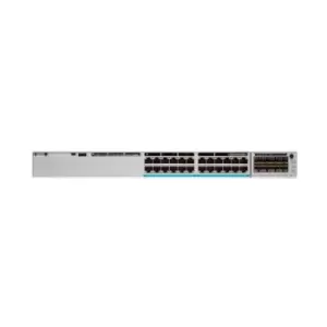 Image of Cisco C9300L-24P-4X-E network switch Managed L2/L3 Gigabit Ethernet (10/100/1000) Grey