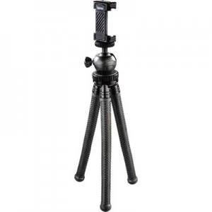 Image of Hama FlexPro Tripod 1/4 Working height=16 - 27cm Black For smartphones and GoPro, Ball head