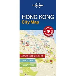 Image of Lonely Planet Hong Kong City Map Sheet map, folded 2016