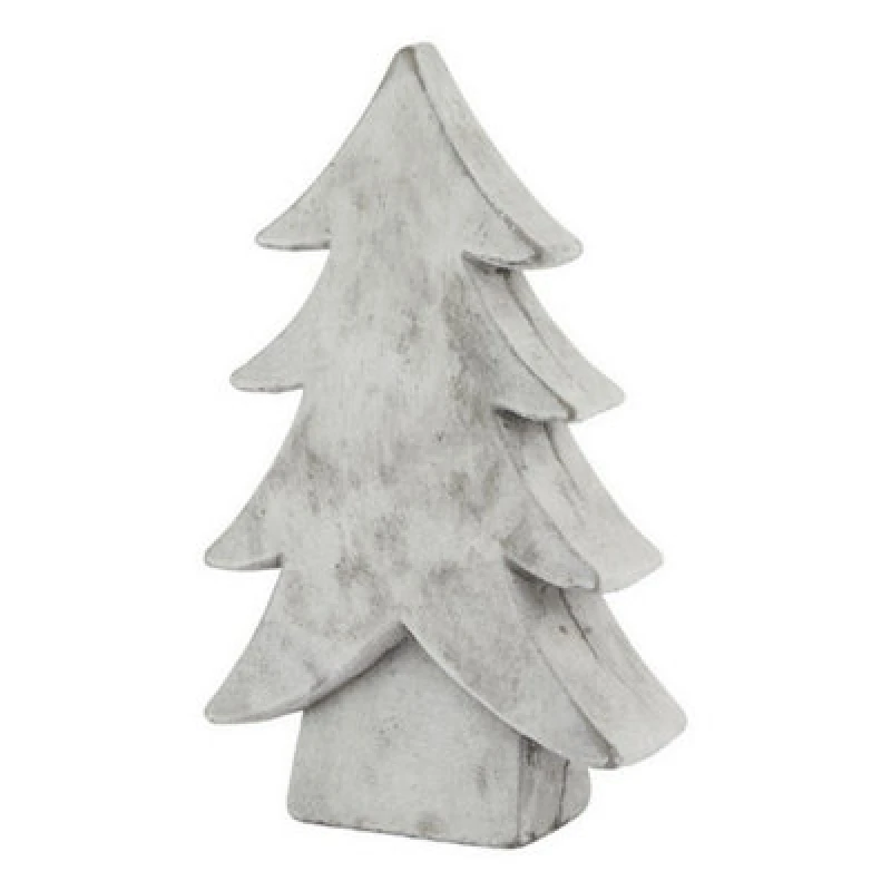Image of Hill Interiors Athena Stone Large Christmas Tree - Ceramic - L7 X W19 X H32cm - White