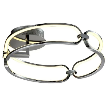 Image of Schuller Colette - Semi Flush Ceiling Light Cylindrical, Chrome