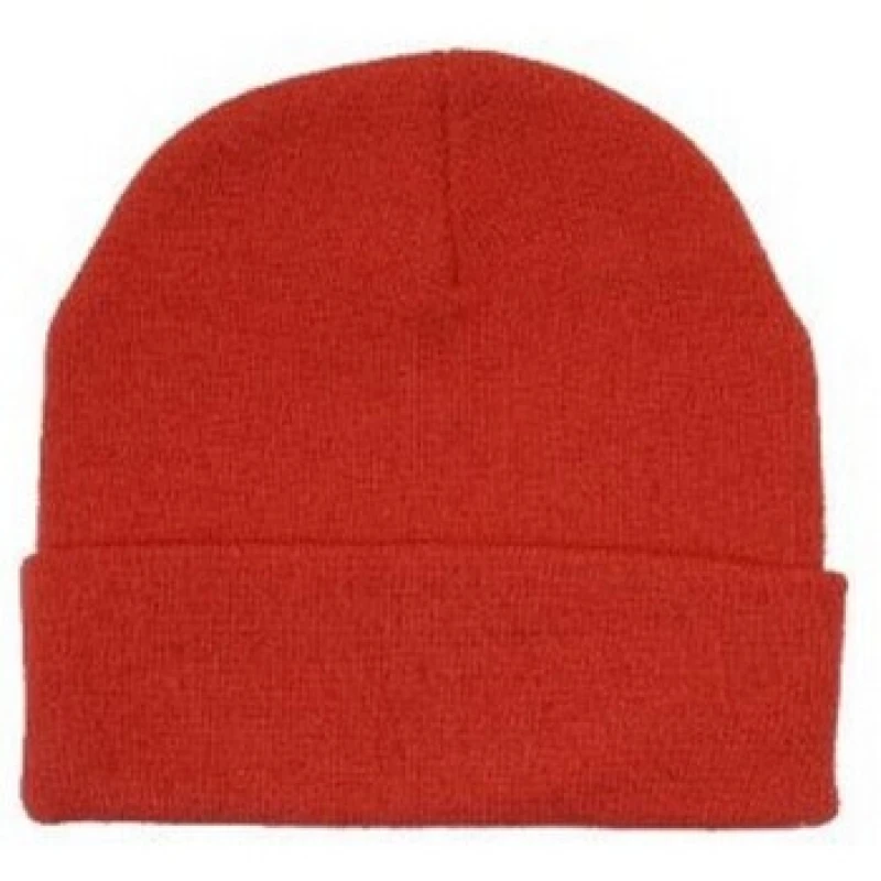 Image of Carta Sport Carta Sport Men Plain Beanie in Red Red One Size Male 5063107805560