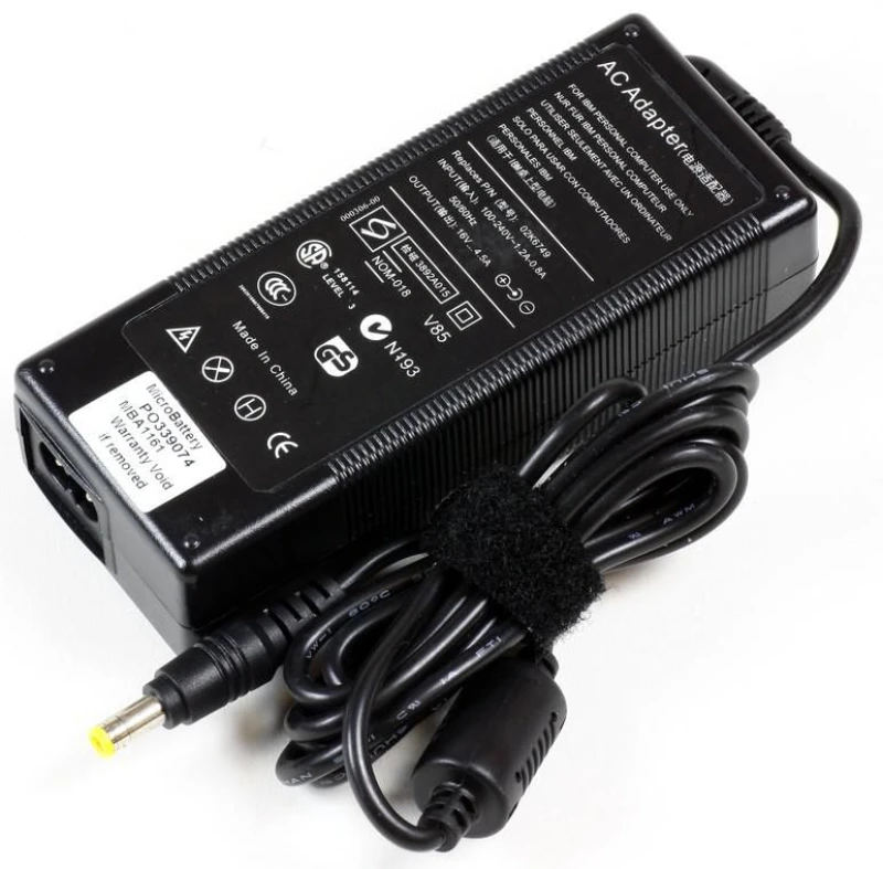 Image of CoreParts MBA1161 power adapter/inverter Indoor 72 W Black