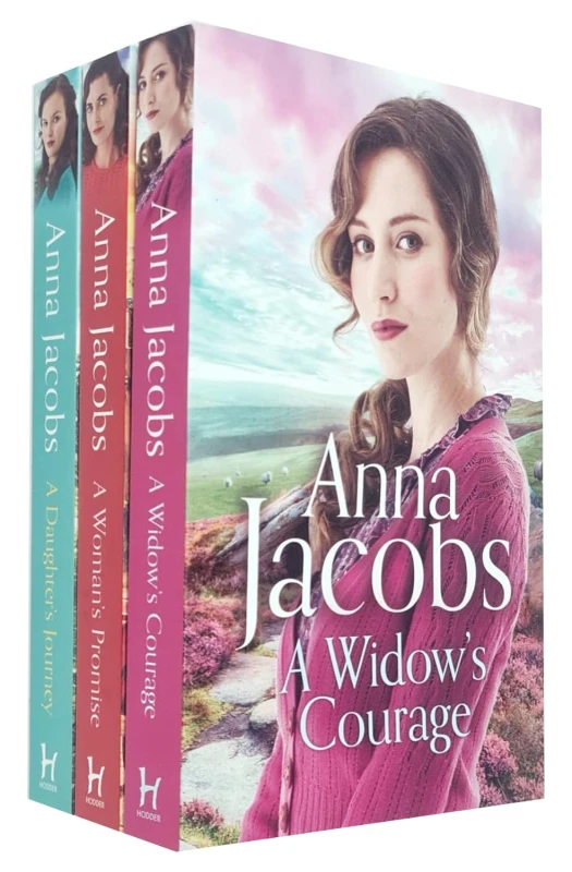 Image of Birch End Series 3 Book Set Anna Jacobs A Widow's Courage A Daughter's Journey A Woman's Promise Anna Jacobs Books