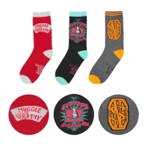 Image of Fantastic Beasts Cinereplica Socks Newt Scamander Set of 3