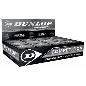 Image of Dunlop Competition Squash Balls 1 Ball Box 12