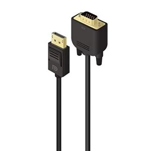 Image of ALOGIC DisplayPort to VGA Cable Male to Male - 2M, Gold Plated Connectors, For HDTV, Displays, Projectors and more VGA...