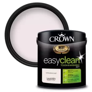 Image of Crown Easyclean 200 Creme De La Rose Matt Paint - 2.5L