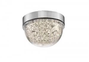 Image of Small Ceiling 6W 500lm LED 4000K Polished Chrome, Crystal