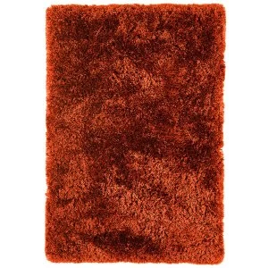 Image of Asiatic Plush Shaggy Rug - 120 x 170cm - Rust