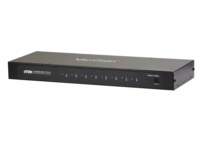 Image of Aten ATEN VS0801A KVM switch Rack mounting Black VS0801A
