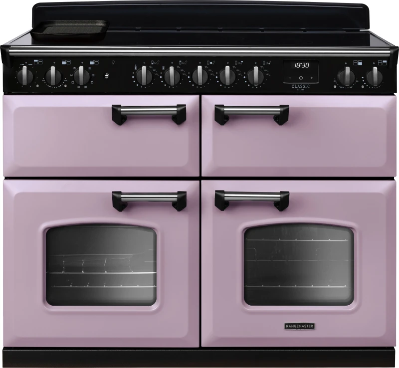 Image of Rangemaster CLDLB110EIPHTH/CM1 Classic Deluxe BC 110cm Induction Range Cooker Chrome Trim 17837 - HEATHER CLDLB110EIPHTH/CM1