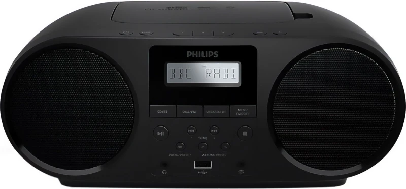 Image of Philips CD Soundmachine TAZ6000/10 Digital Radio with Tuner - Black