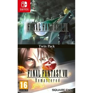 Image of Final Fantasy VII and Final Fantasy VIII Remastered Nintendo Switch Game